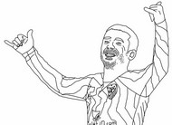 Coloring page Antoine Griezmann