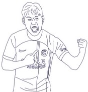 Coloring page Lee Kang-in