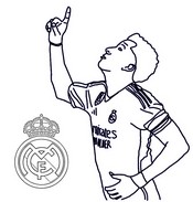 Coloring page Rodrygo