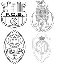 색칠 UEFA 챔피언스 리그