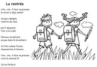 Coloriage La rentrée - Sylvie Poillevé