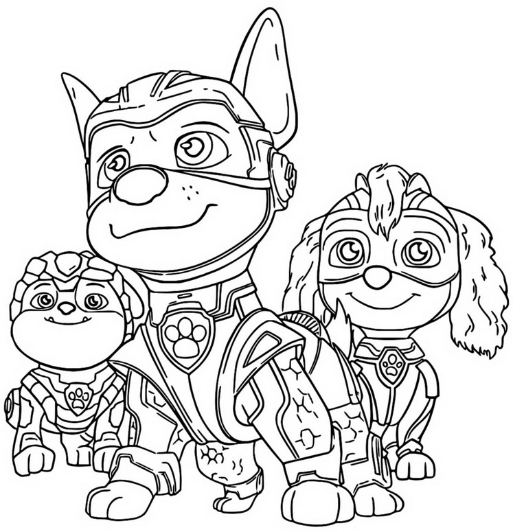 Coloriage Stella Pat Patrouille Skye Paw Patrol Dessin Stella à imprimer