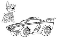 Desenho para colorir Chase - Veículo