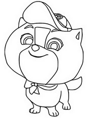 Coloring page Tot