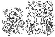 Dibujo para colorear Rocky - Calabaza