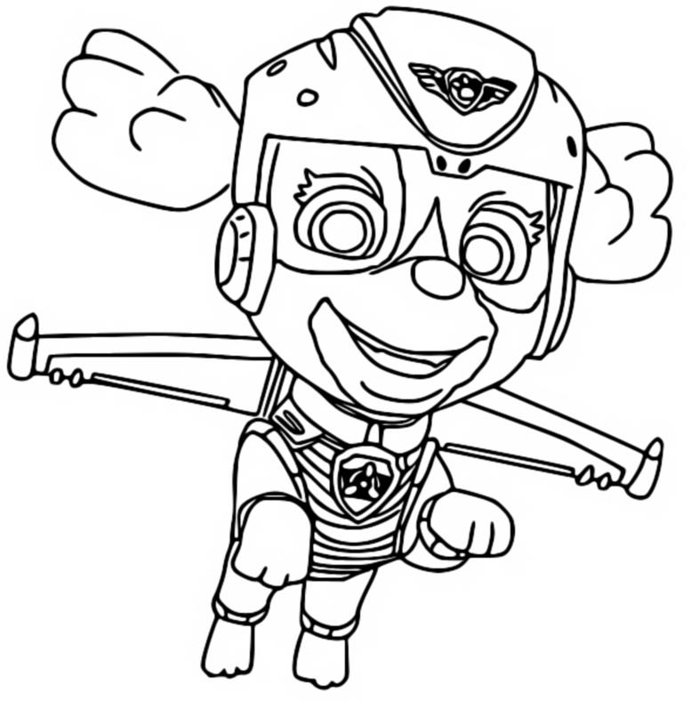 Coloring page Air rescue uniform