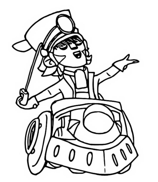 Coloring page Chuck