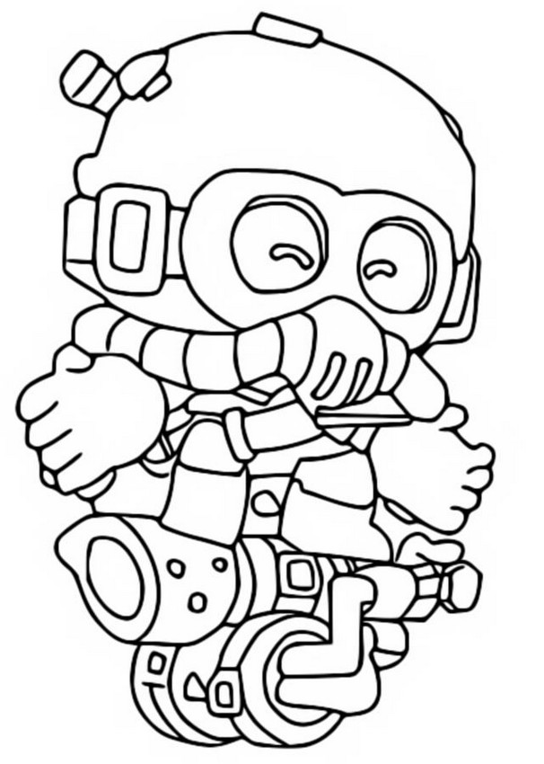 Coloring page Raider Cordelius 