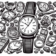 Coloring page Swiss watchmaking