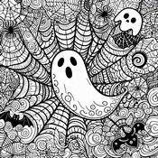 Coloring page Ghost