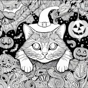 Dibujo para colorear Gato