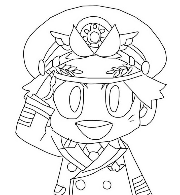 Desenho para colorir Momotaro Dentetsu World