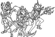 Coloriage Tenues du nouveau pack failles infinies