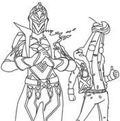 Coloriage Fortnite OG