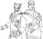 Disegno da colorare MrBeast Fortnite