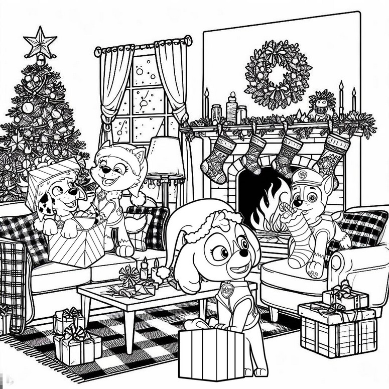 Coloring page Gifts