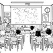 Coloriage Journée internationale de l'éducation