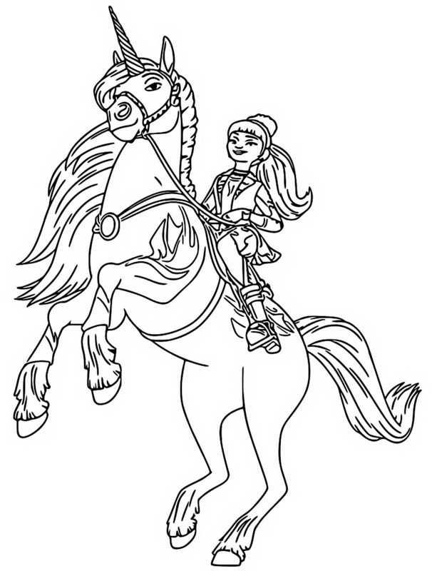 Coloring page Valentina & Cinder