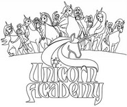 Piirros väritettäväksi - Sophia, Ava ja heidän ystävänsä - Unicorn academy