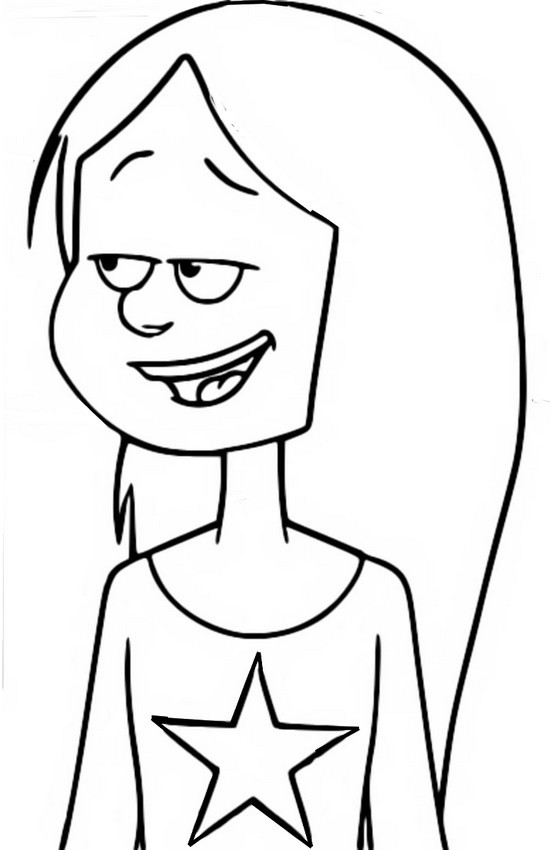 Dibujo para colorear Wendy Maury