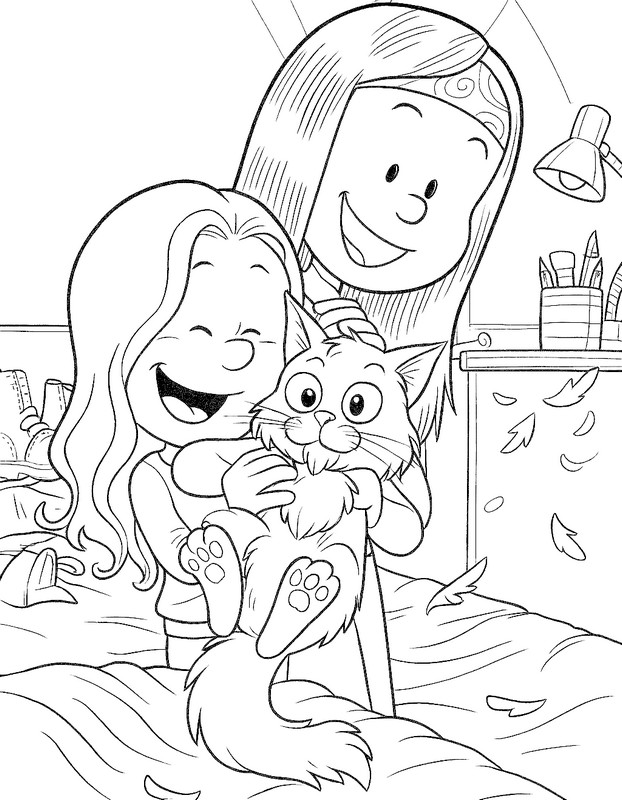 Coloriage Les Sisters Le Chat 12 Coloriage Les Sisters Le Chat 12