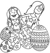 Coloring page Easter