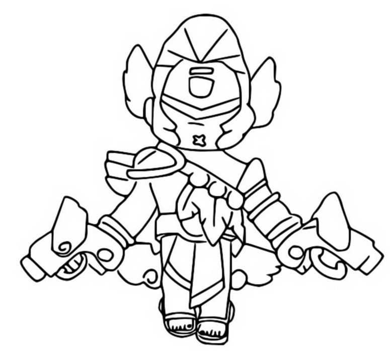 Coloring page Dark Angel Colt