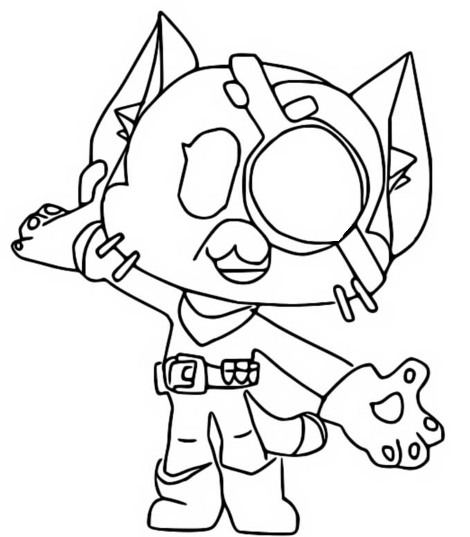 Desenho para colorir Billy the Kit