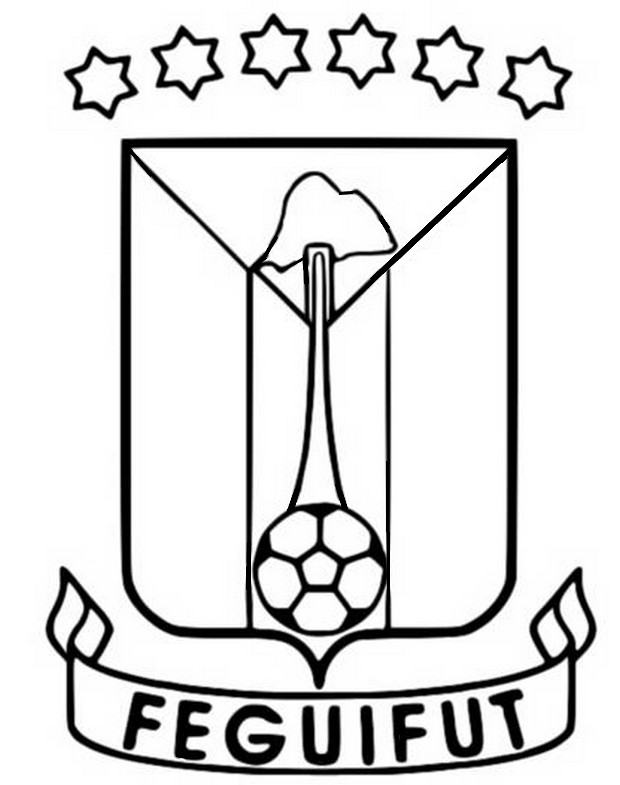 Coloring page Equatorial Guinea logo