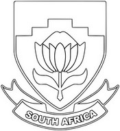 Coloring page South Africa