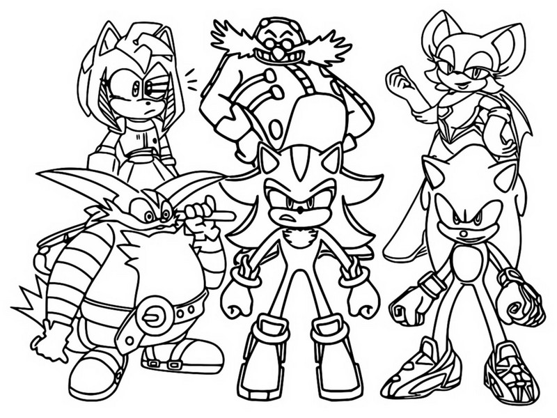 Coloring page Characters