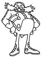 Coloring page Dr. Robotnik