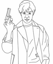 Drawing to color - City Hunter - Netflix 2024