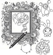 Printable coloring - Abby Hatcher - Netflix 2024