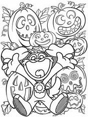 Kresba k vybarvení - Halloween - Dogday - Poppy Playtime