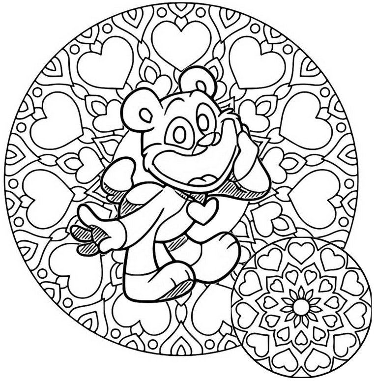 Coloring page Bobby BearHug