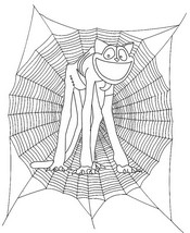 Piirros väritettäväksi - Catnap - Vihamielinen muoto - Smiling Critters Mandalas