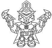 Illustrazione da colorare - Mecha Colt - Brawl Stars - Ranked