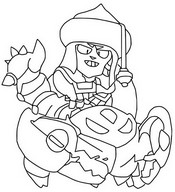 Desenho para colorir Desert Scorpion Chuck 