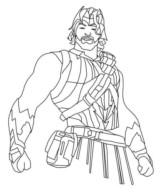 Desenho para colorir Zeus