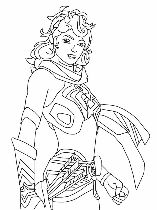 Coloriage Artemis