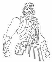 Dibujo para imprimir - Zeus - Fortnite Mitos y Mortales