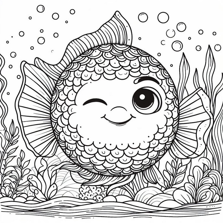 Coloring page Wink