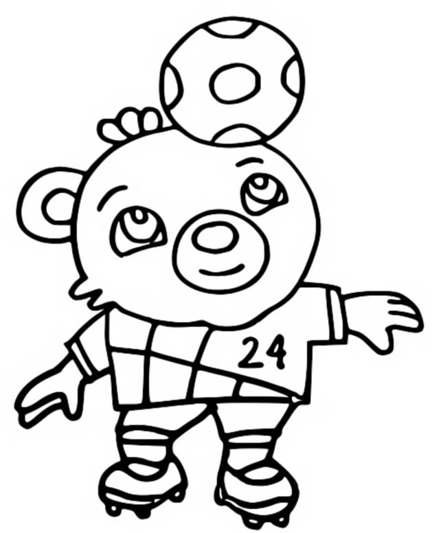 Desenho para colorir Mascote