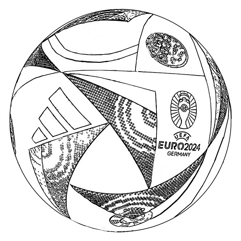 Desenho para colorir Bola de futebol