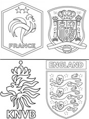 Disegno scaricabile - Semifinali - UEFA EURO 2024
