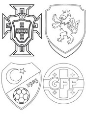 Coloring page Group F