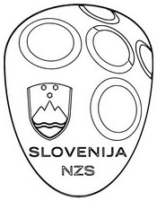 Kleurplaat Logo Slovenië