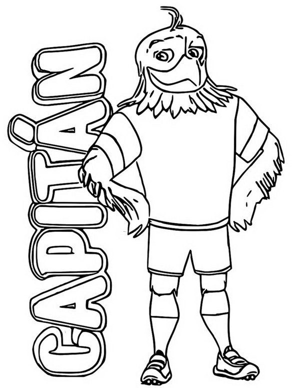 Coloring page Mascot