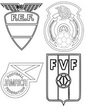 Lámina para colorear - Grupo B - Copa América 2024